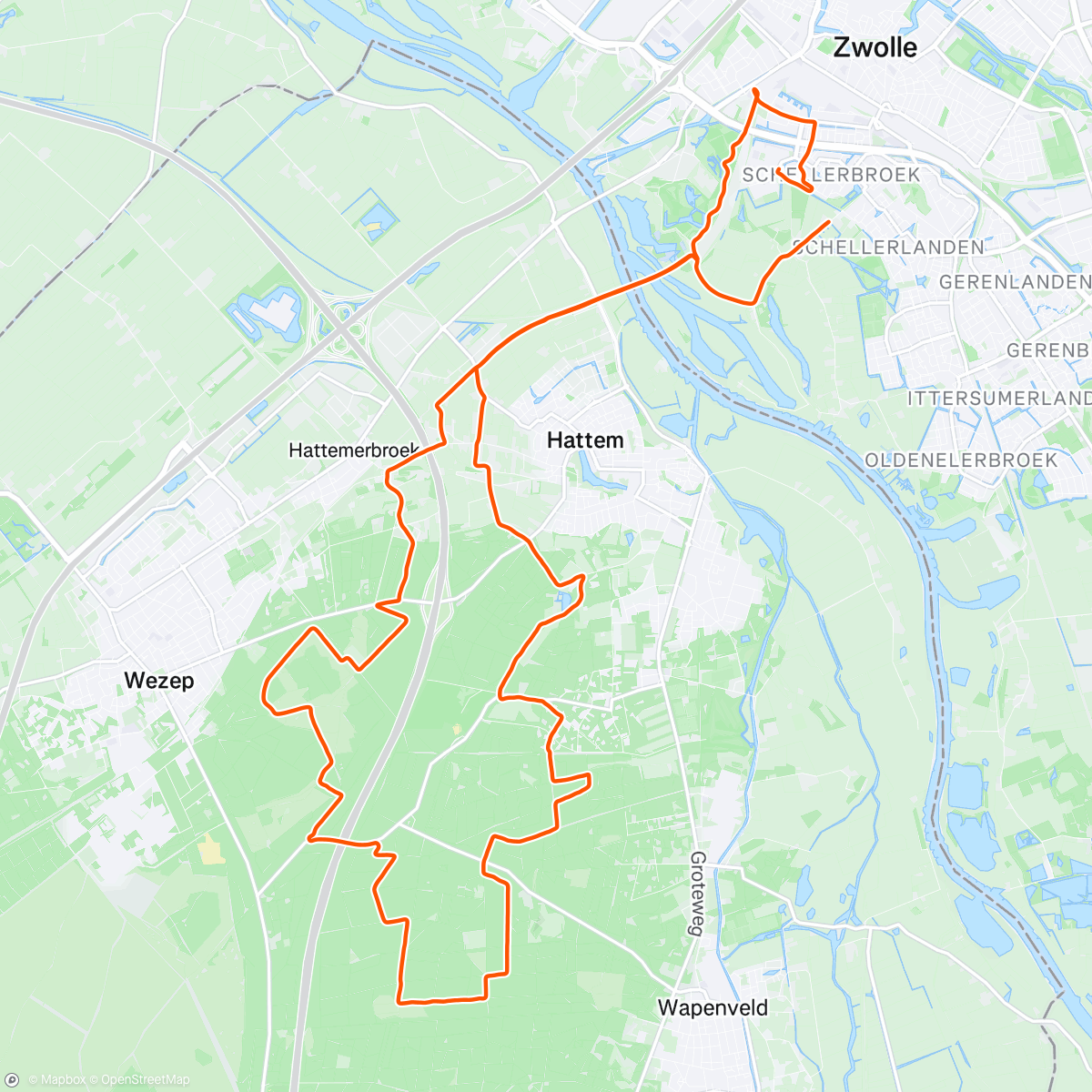 Map of the activity, Mul spul