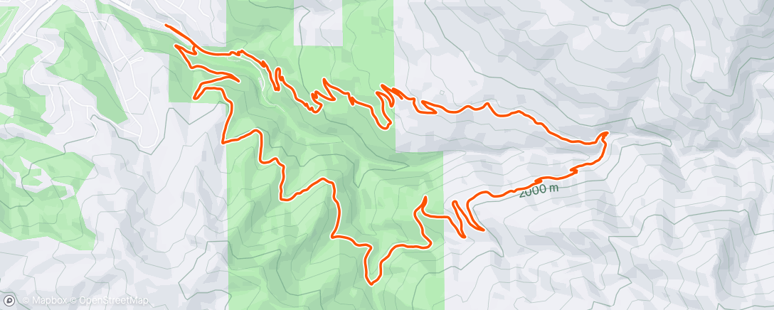 Map of the activity, Mueller Park Red team. First time and I’m a fan.