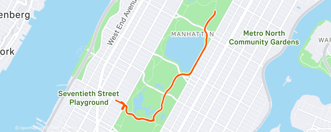 Map of the activity, PM T