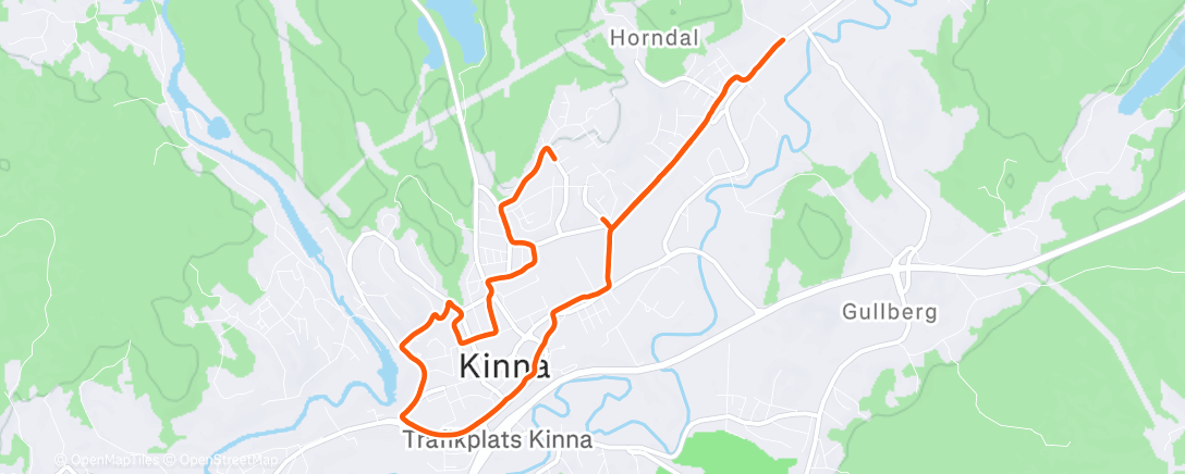 Map of the activity, Dag 1906 - lite runt om....