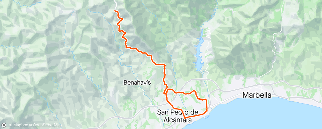Map of the activity, Road Ride