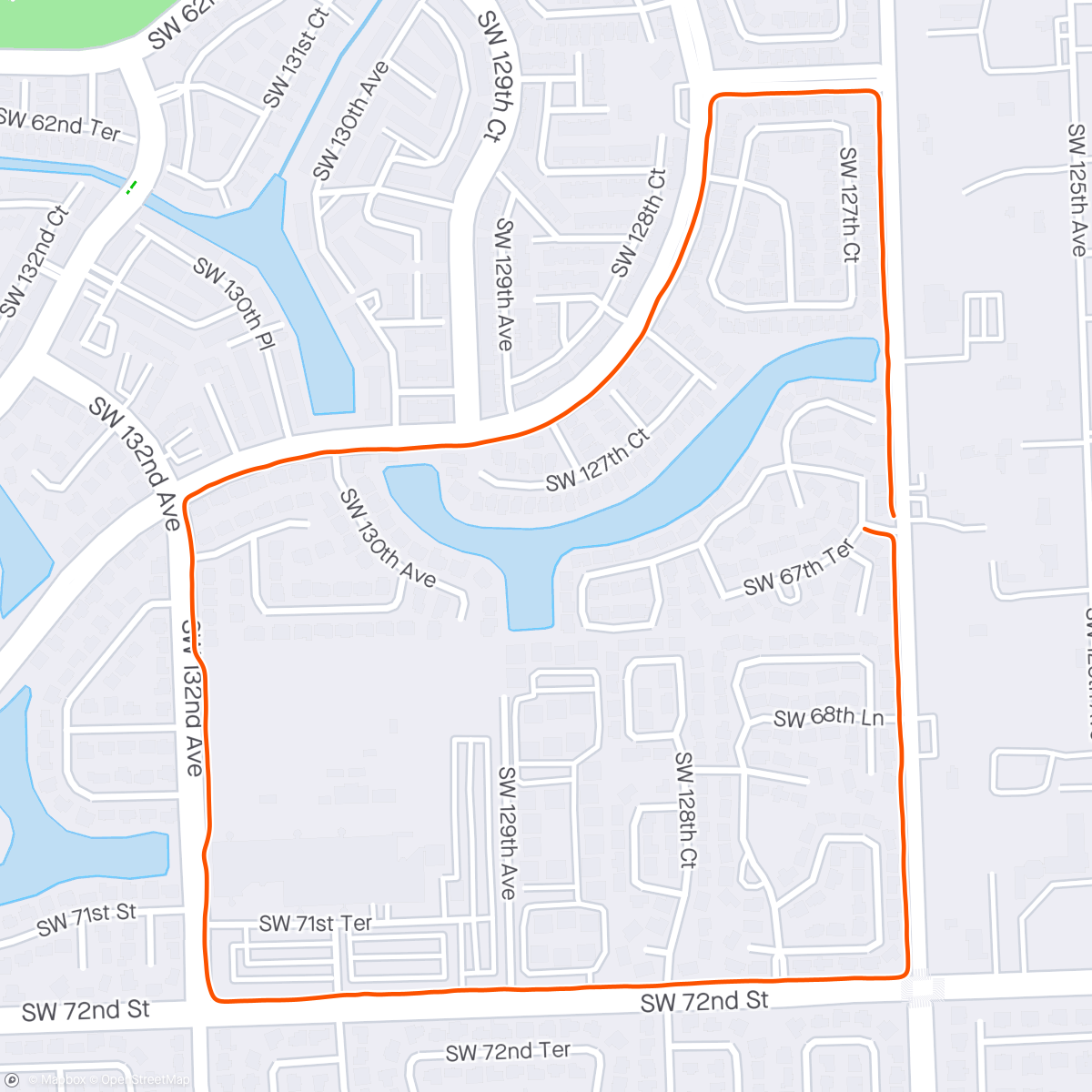 Map of the activity, Flat places inspire me to run
