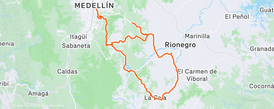 Map of the activity, Era un domingo espléndido y hermoso……😍🙏🏼🥃