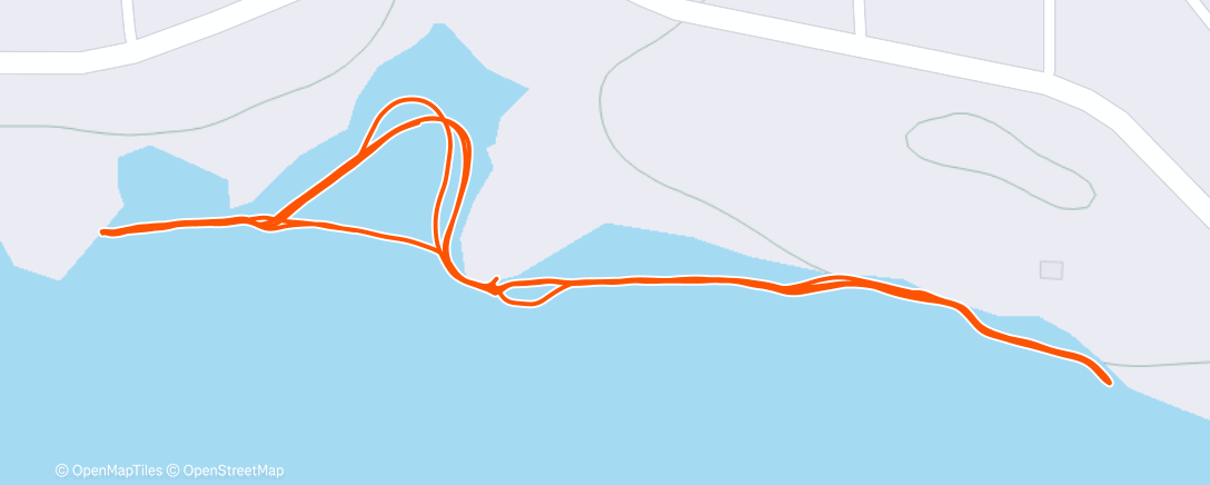 Карта физической активности (Taking advantage of low tide)