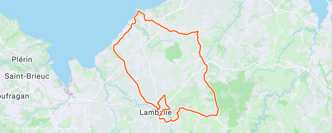 Karte der Aktivität „Afternoon Ride”