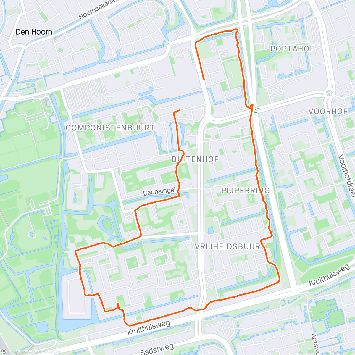 アクティビティ「Avondvierdaagse 2024 - Etappe 3/5」の地図
