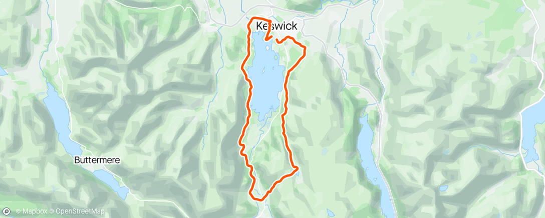 Carte de l'activité Keswick Mountain Festival - Trail 25Km
