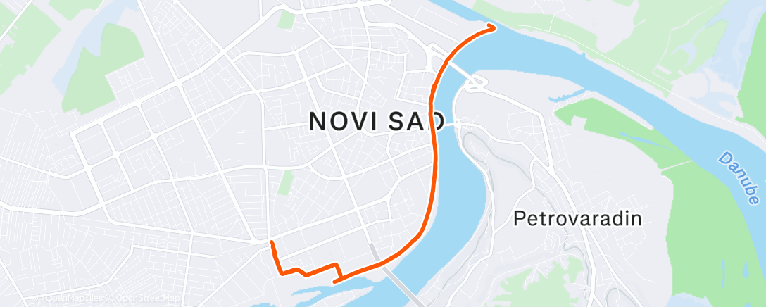 Карта физической активности (Carrera de mañana)