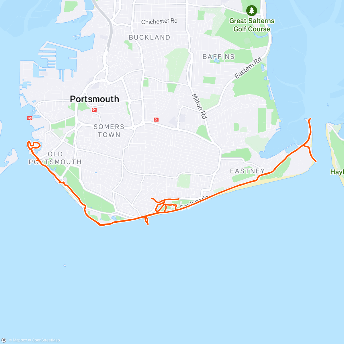 Mapa de la actividad (All the Piers with Pai 🎈)