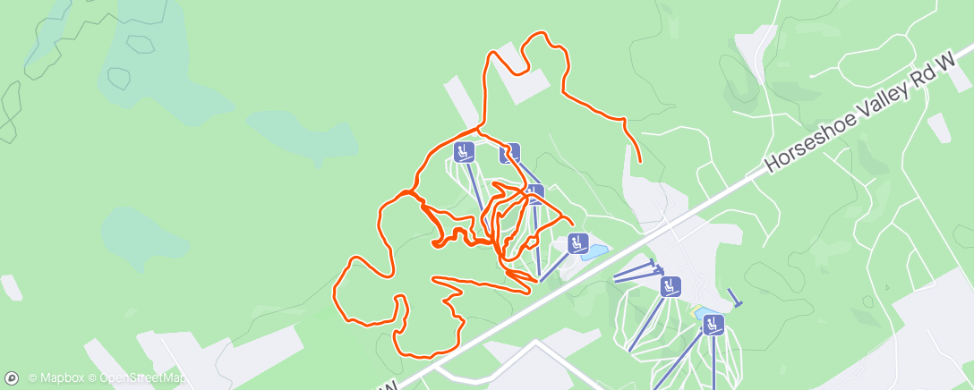 Map of the activity, EMTB Laps with The Crank & Sprocket