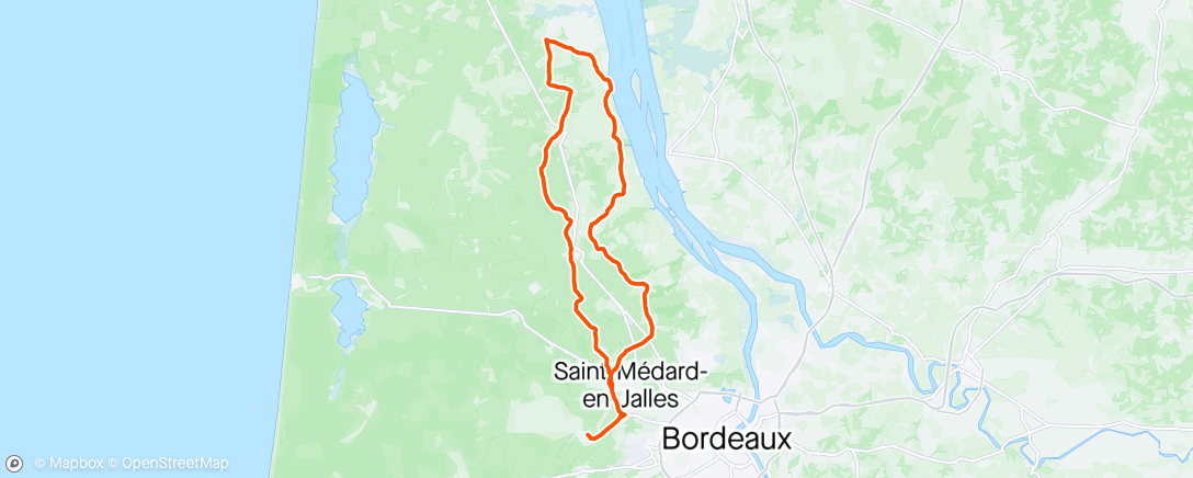 Map of the activity, Samedi à Martignas