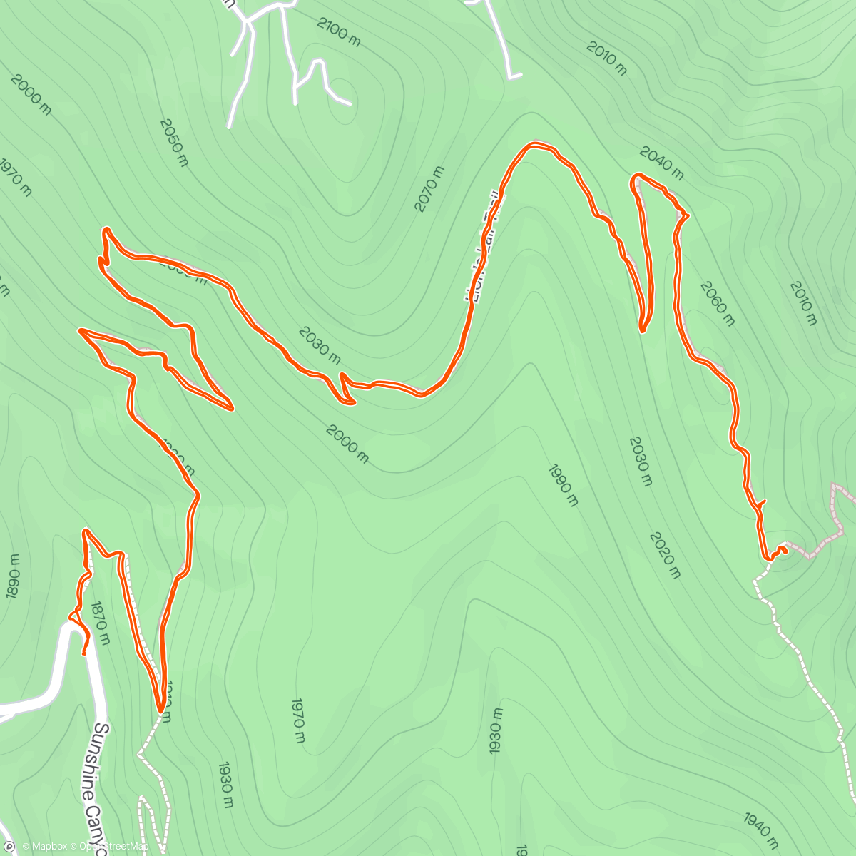 Карта физической активности (⛰️ Mount Sanitas • Boulder Open Space & Mountain Parks)