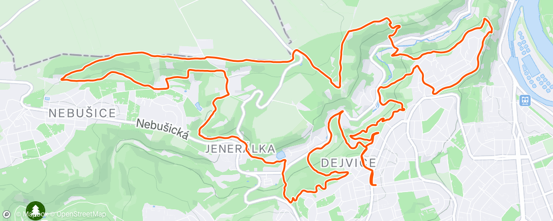 Map of the activity, Vánoční ŠUTR