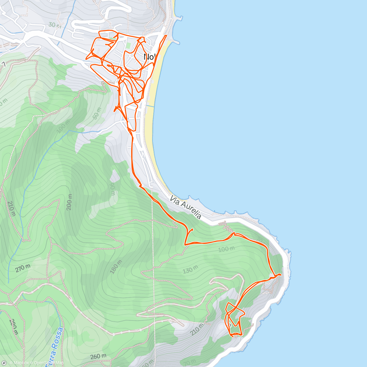 Map of the activity, Noli 🌄+🗺