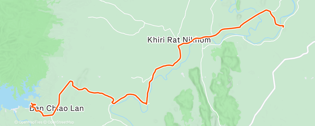 Карта физической активности (Afternoon Ride)