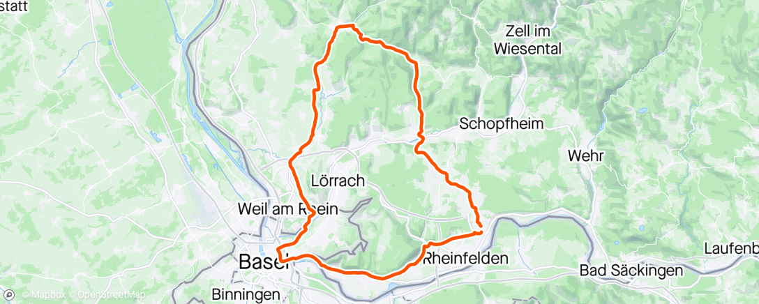 アクティビティ「Biehler Syn Ride」の地図