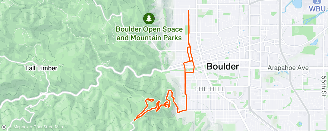 Map of the activity, TPU Tube to Work Day
