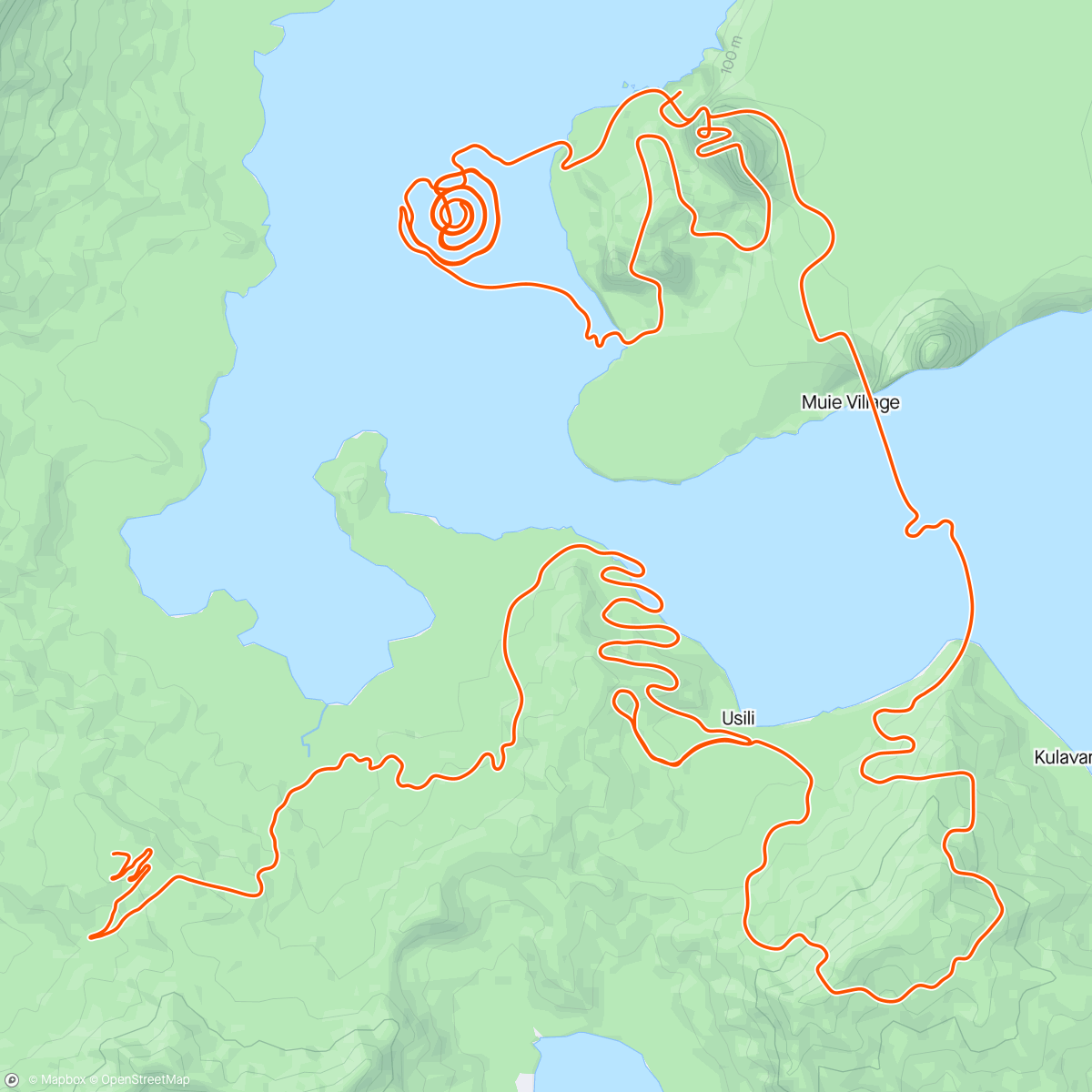 Map of the activity, Zwift - Group Ride: WEDUSufferSunday (C) on Four Horsemen in Watopia