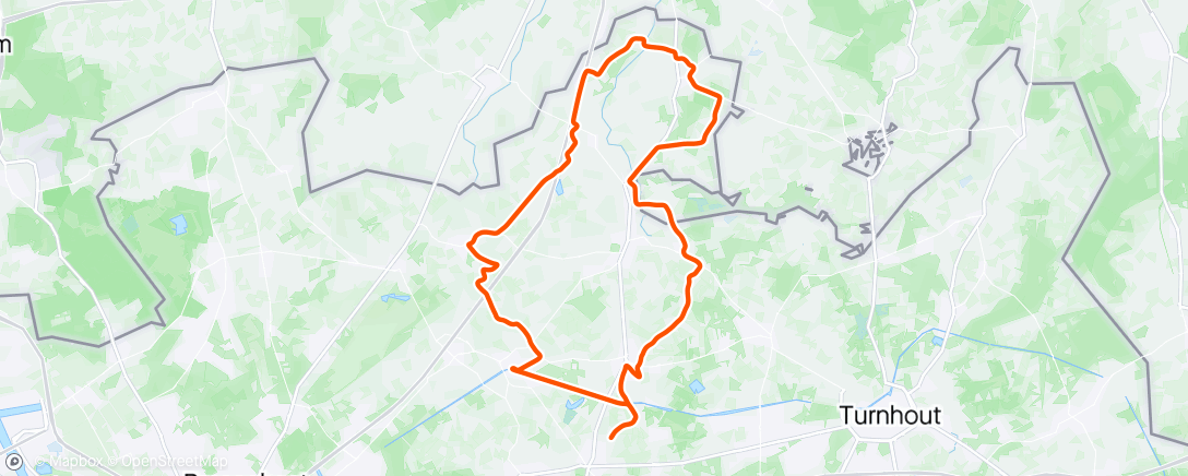 Map of the activity, Lunch Ride (zonder lunch)