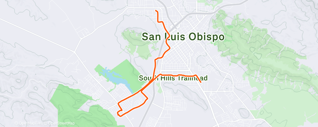 Peta aktivitas, Evening Ride