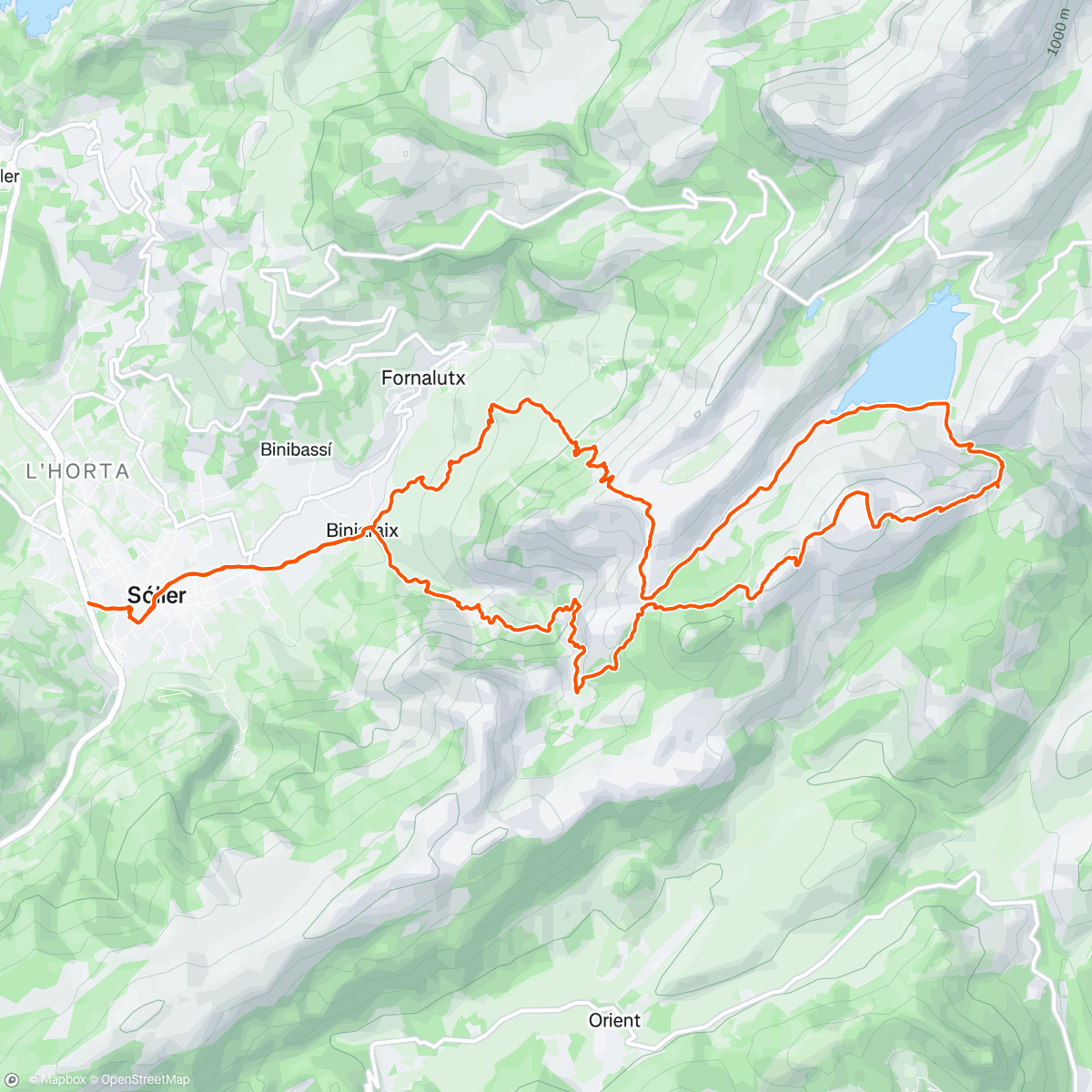 Map of the activity, Mallorca – UTMB-Strecke