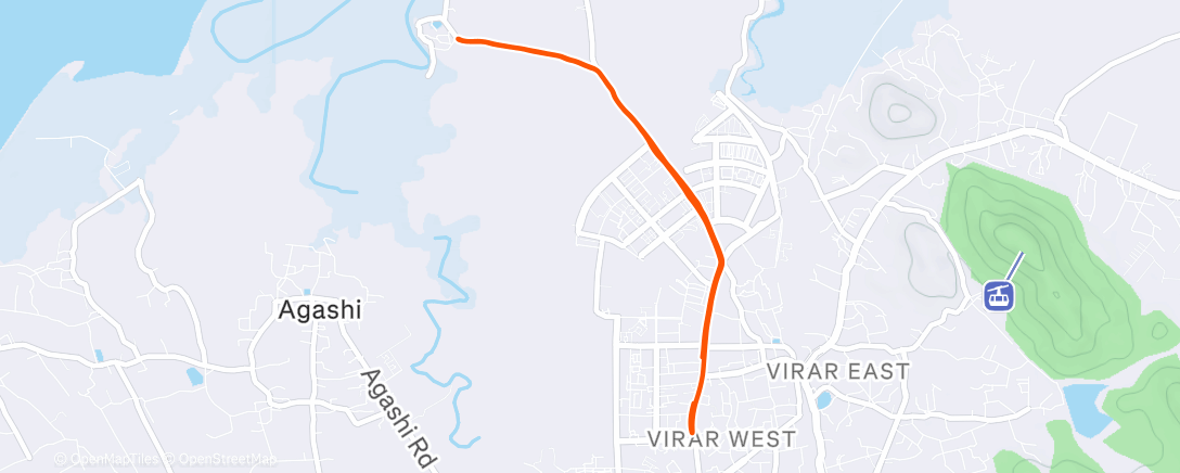 Map of the activity, 125 / 200 - Morning Ride
