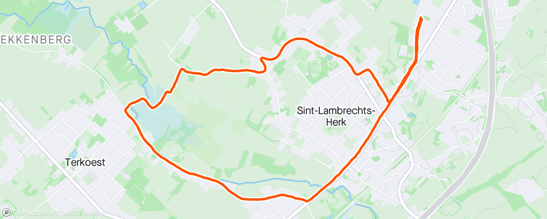 Mappa dell'attività Avondloop