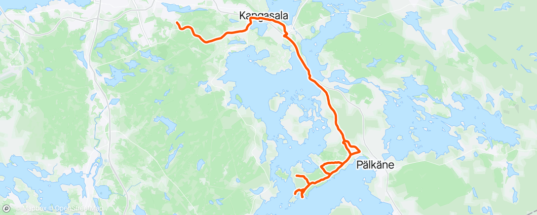 Map of the activity, Vappusatasen sijaan ruutuja Myttäälästä