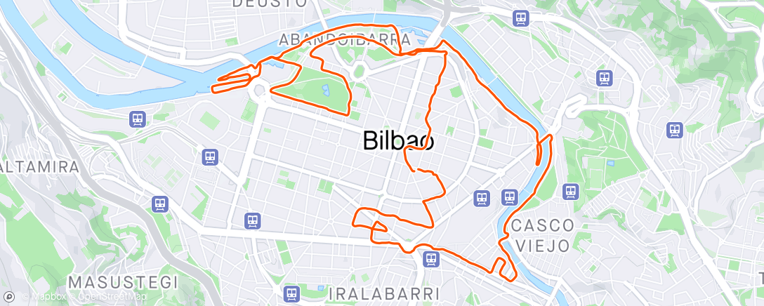 Map of the activity, Bilbao 🌤️