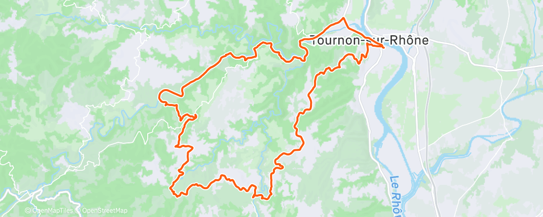 活动地图，Sortie vélo dans l'après-midi