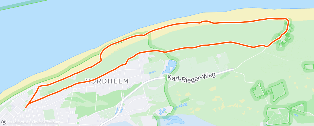 Map of the activity, Mittagswanderung