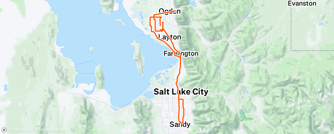 Map of the activity, Afternoon Hike
