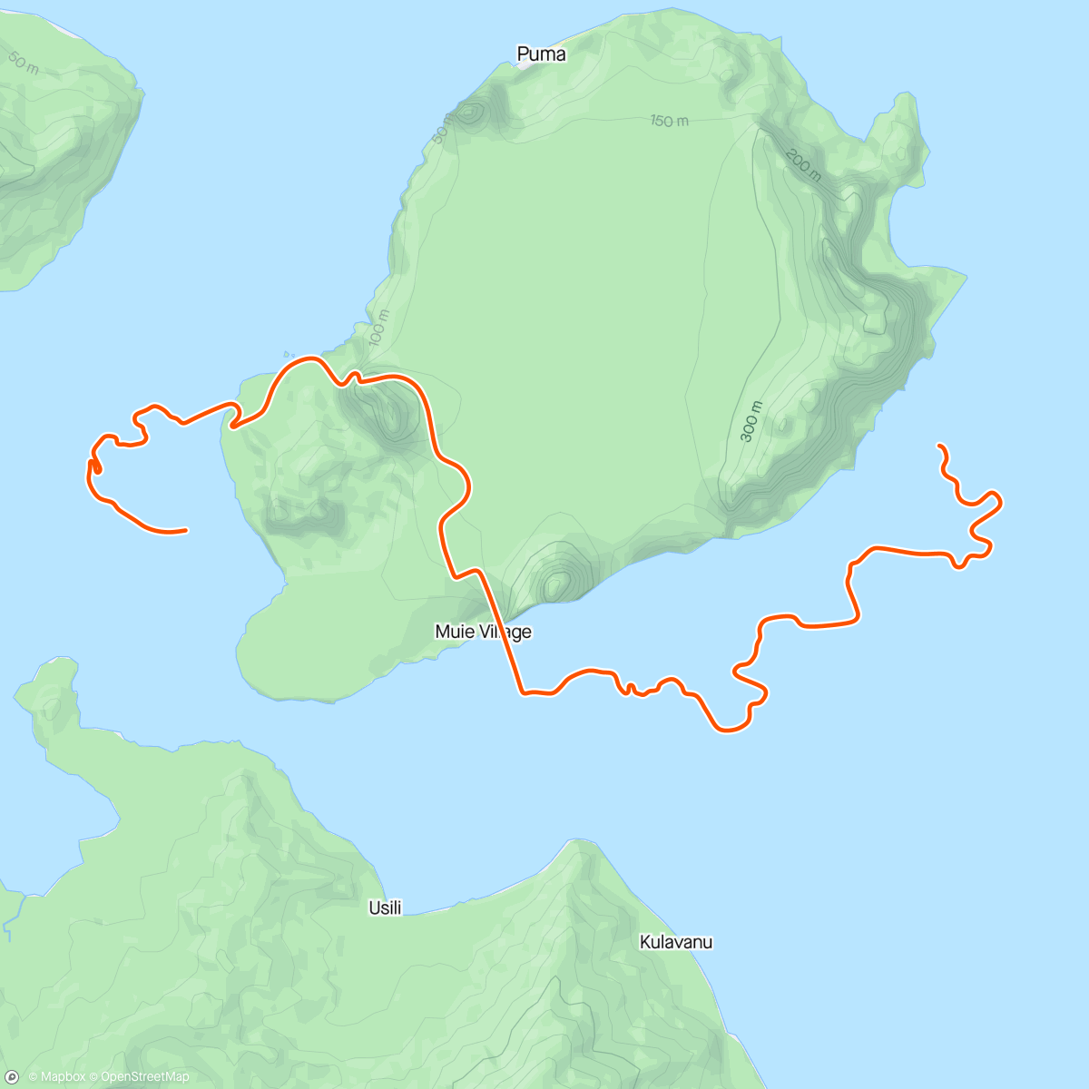 Mapa da atividade, Zwift - Big Flat 8 in Watopia
