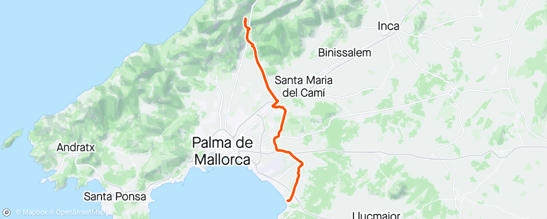 Mapa da atividade, Mallorca 2.1