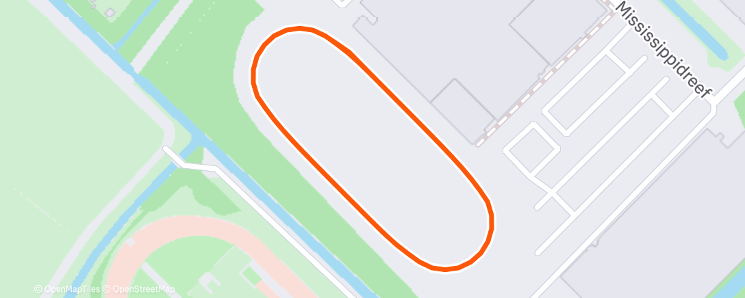 Map of the activity, Speed skating on ice track de Vechtsebanen in Utrecht