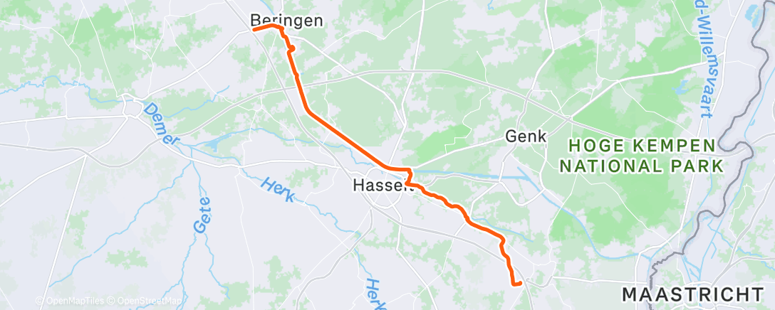 Map of the activity, Namiddagrit