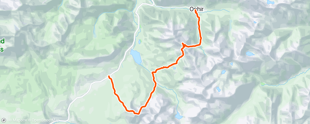 Map of the activity, Sheep 🐑 🐕 to Ophir.