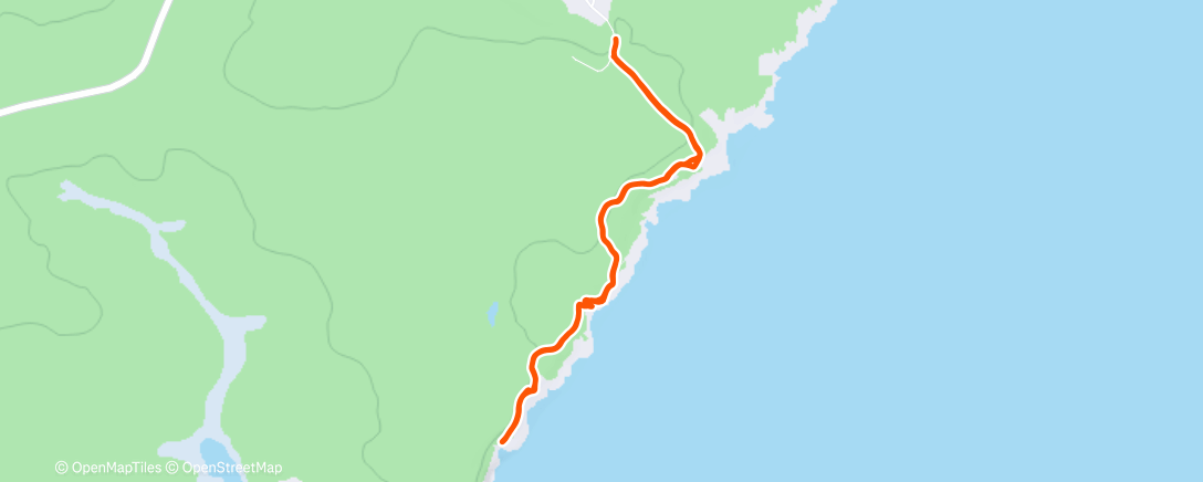 Map of the activity, Wanderung am Nachmittag