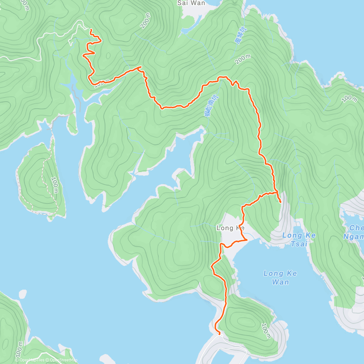Mappa dell'attività Morning Hike