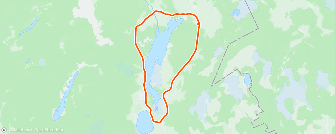 Map of the activity, Lunch Run