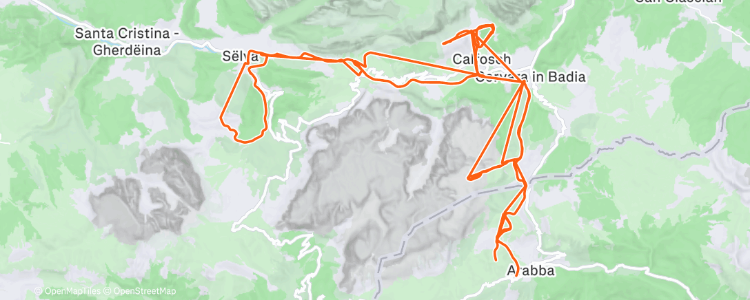 Карта физической активности (Morning Alpine Ski)
