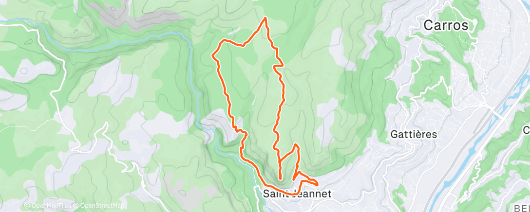 Mapa da atividade, Jogg trail
