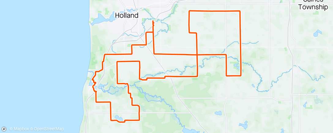 Map of the activity, Holland 100 - Chili Cat 🌶️ style