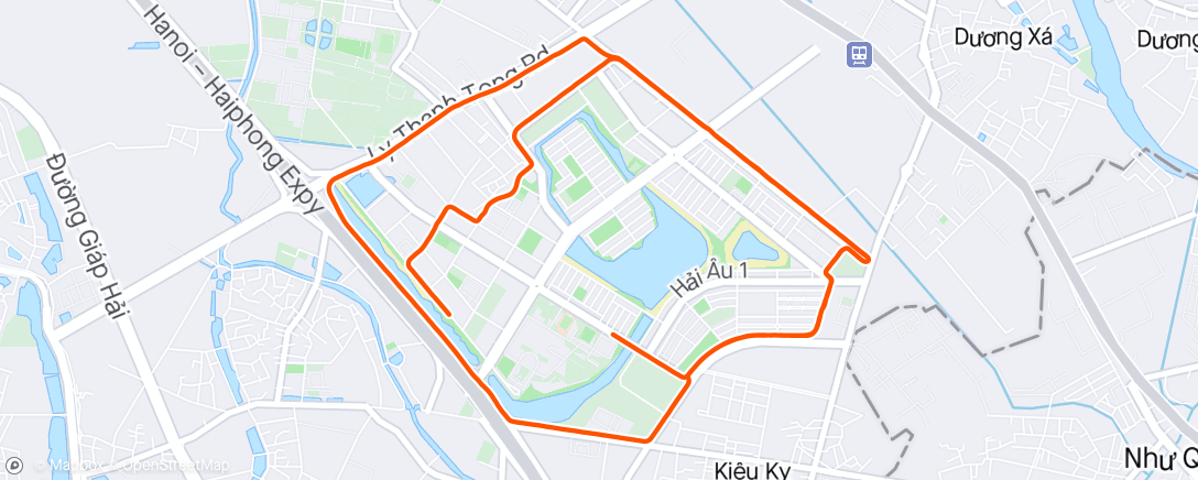 Mappa dell'attività 朝のランニング