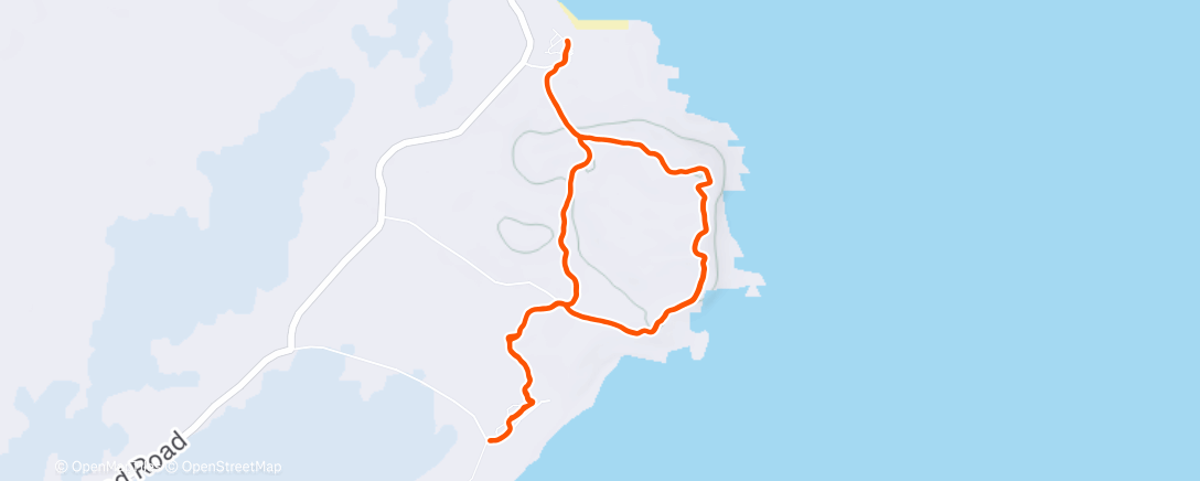Map of the activity, Morning Trail Run