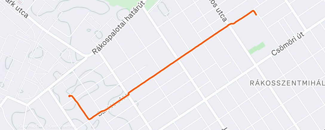 Карта физической активности (Spaziergang am Nachmittag)