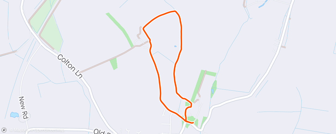 Map of the activity, First run in a long time!!