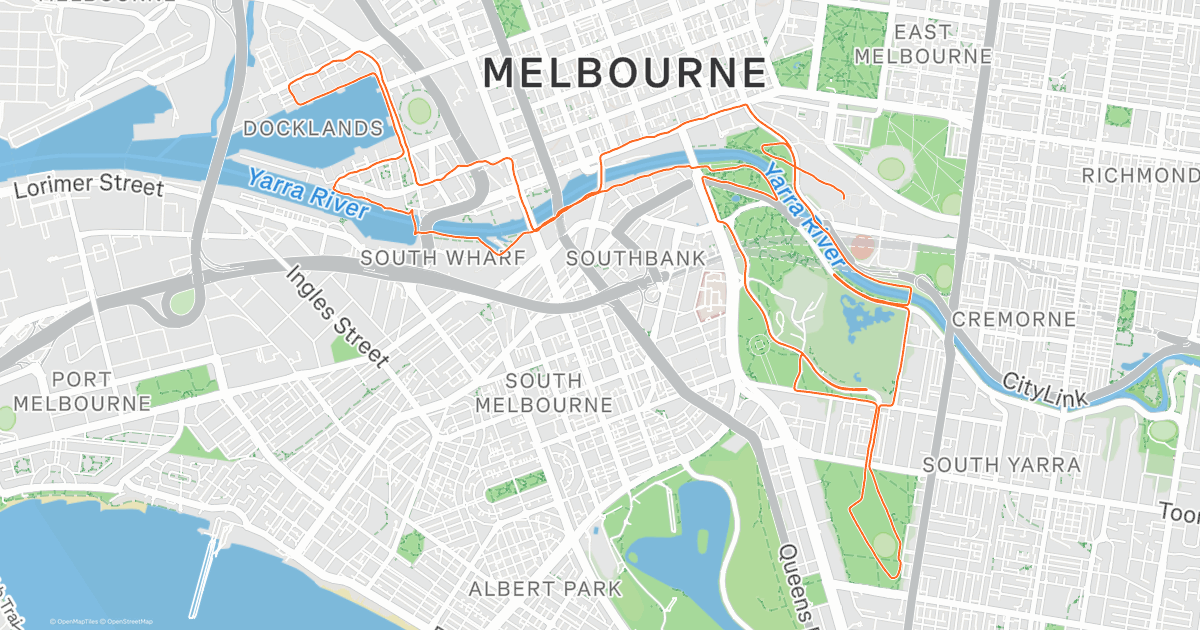 Run Melbourne Half | Strava