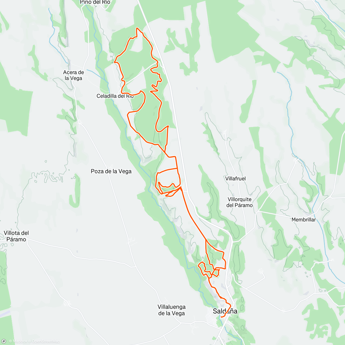 Map of the activity, Olmeda Bike 2024 a la saca!