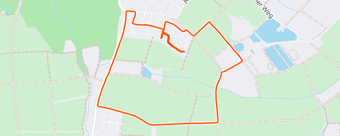 Map of the activity, Spontane Feiertagsrunde mit Markus